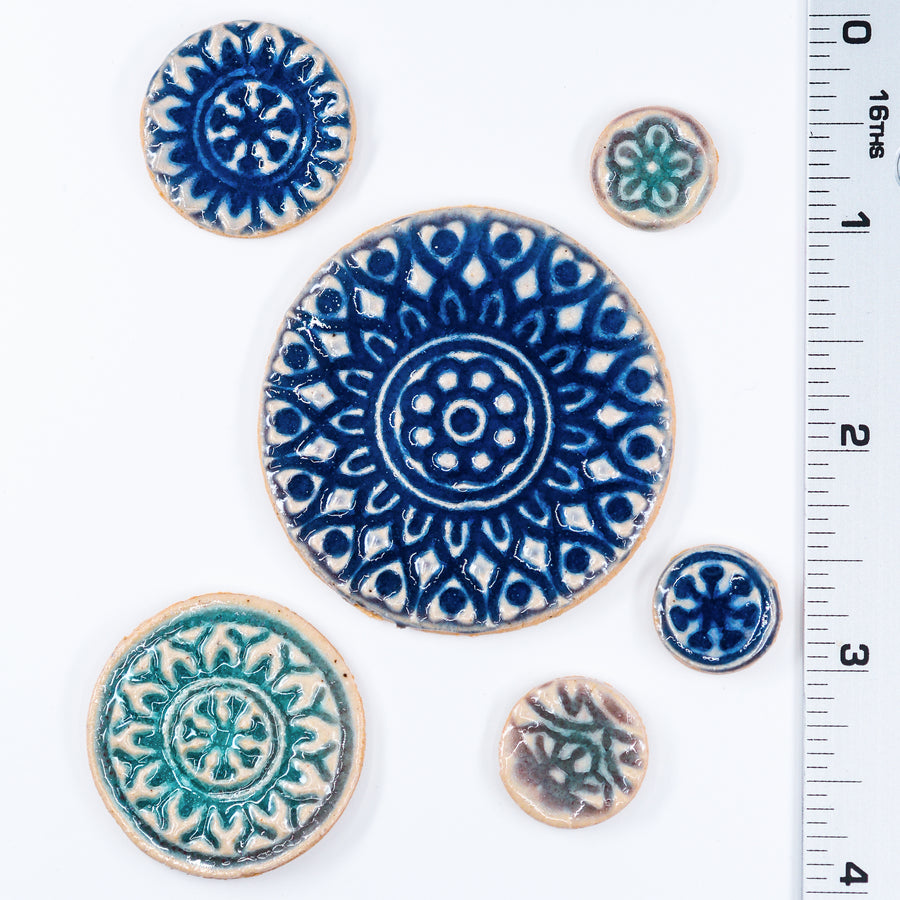 Moroccan Circles - Handmade Ceramic tiles