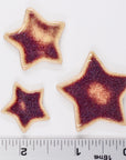 Red & Cream Star Tiles - Handmade Ceramic tiles