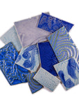 Blues - Handmade Ceramic Tile Scraps