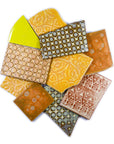 Yellow - Handmade Ceramic Tile Scraps