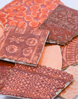 Orange - Handmade Ceramic Tile Scraps