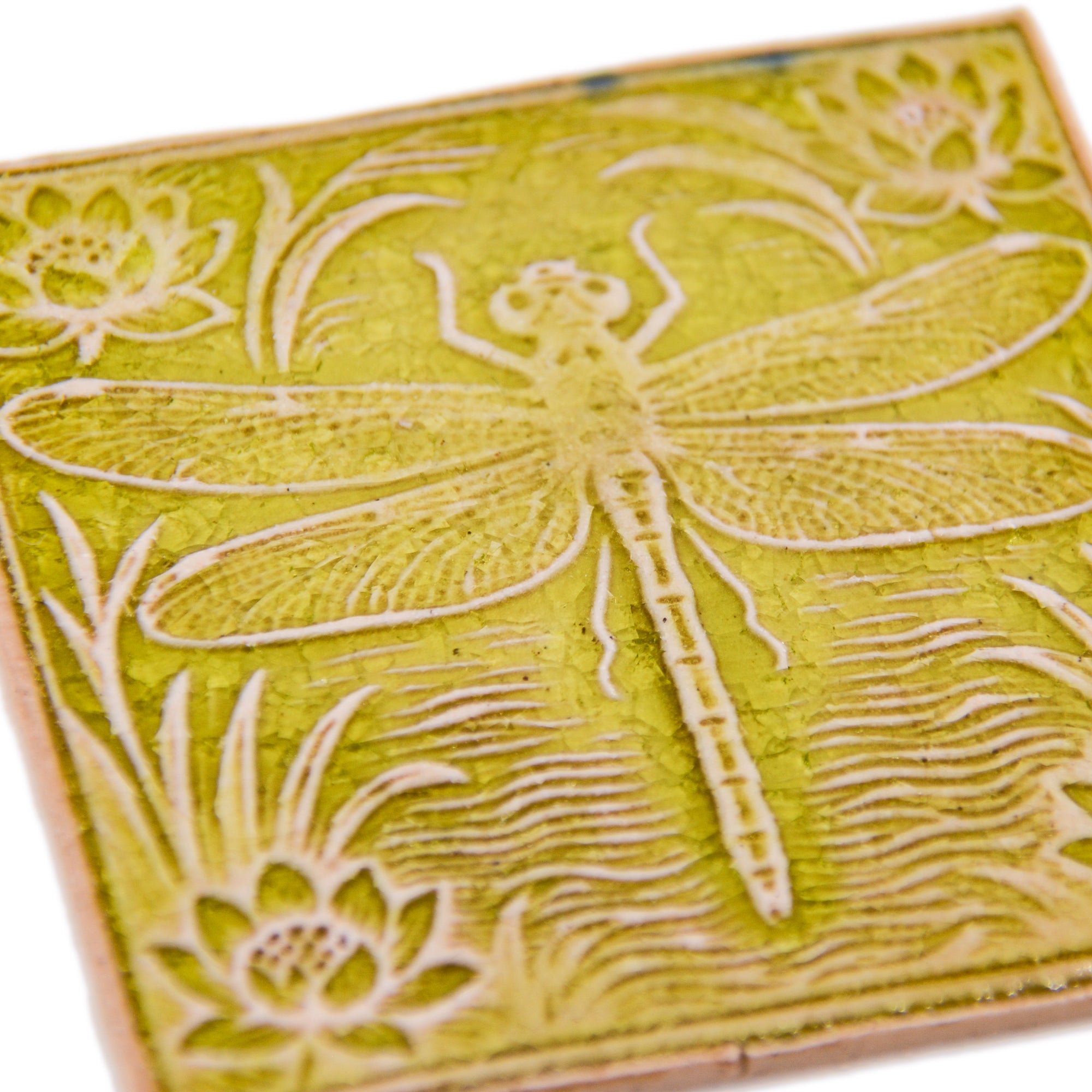 Dragonfly - Insect Tile - Handmade Ceramic tiles