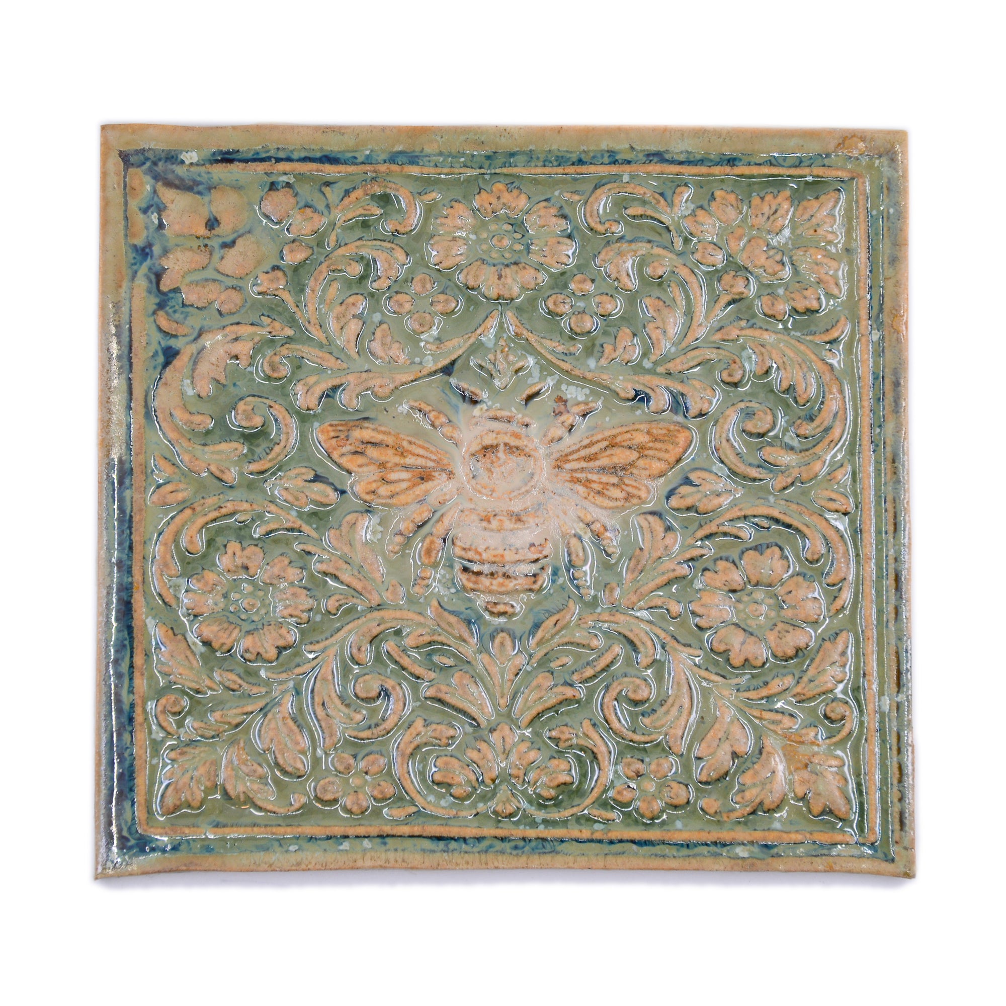 Bumble Bee - Insect Tile - Handmade Ceramic tiles