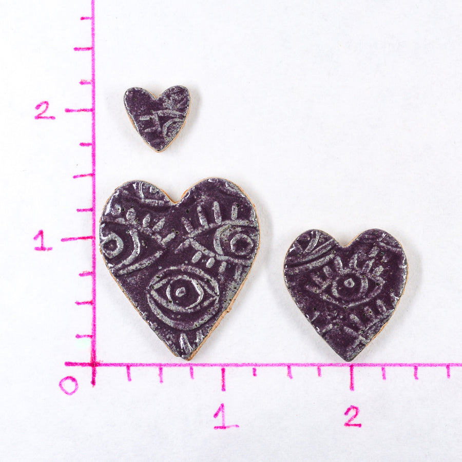 Hearts - Handmade Ceramic tiles