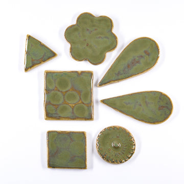 Sage Green Tiles - Handmade Ceramic tiles