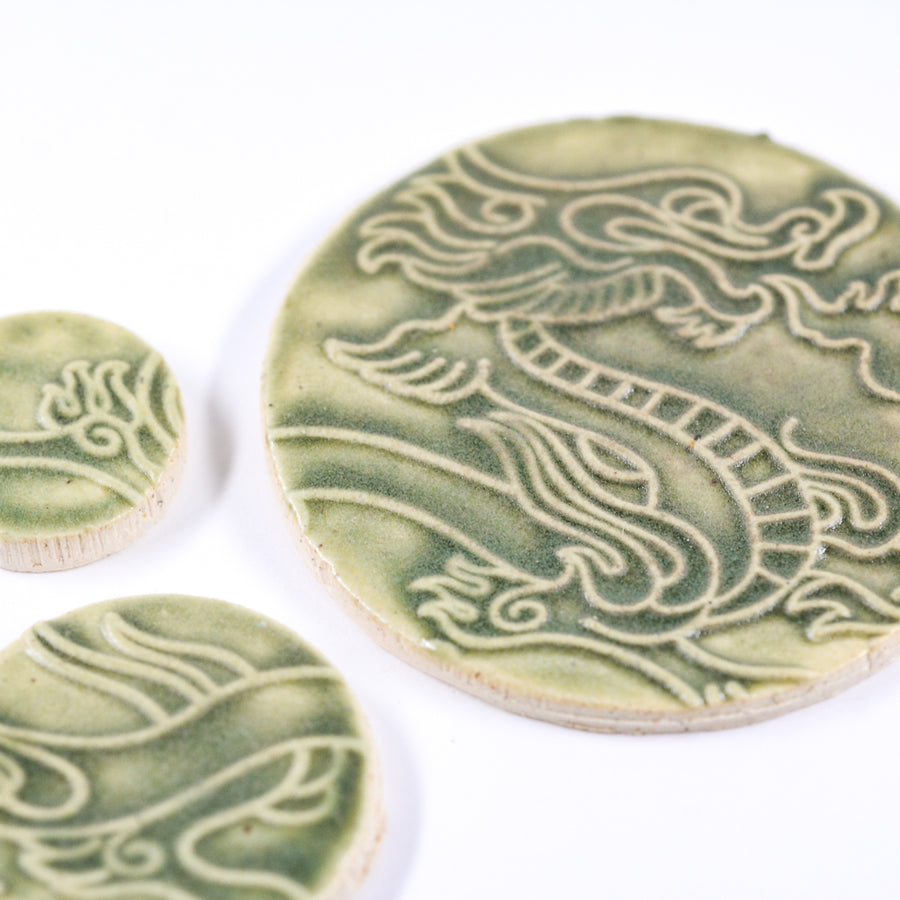 Dragons - Handmade Ceramic tiles