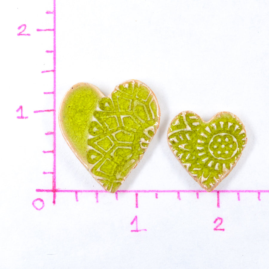 Hearts - Handmade Ceramic tiles