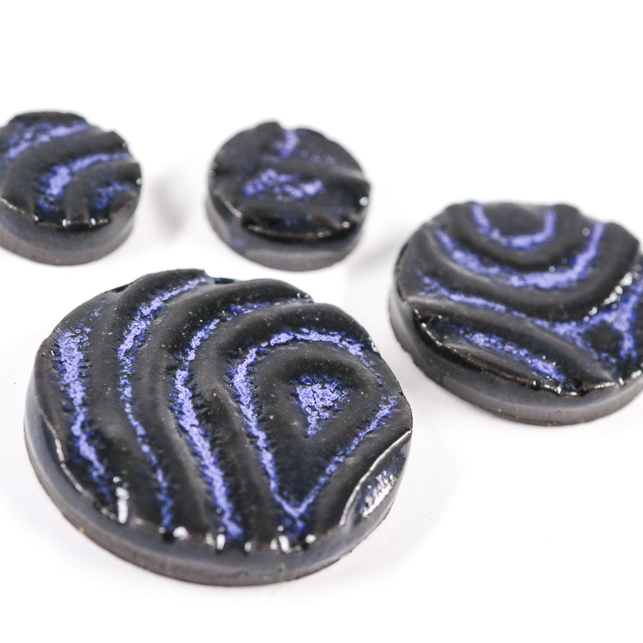 Purple Swirl Tiles - Handmade Ceramic tiles
