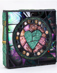 Monsters Under My Bed - Signature Heart Series - Mosaic Art by Cherie Bosela