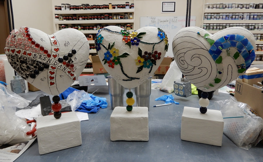 3-D Mosaic Sugar Skull, Heart or Sphere workshop with Wesley Wong - May 4-5, 2024