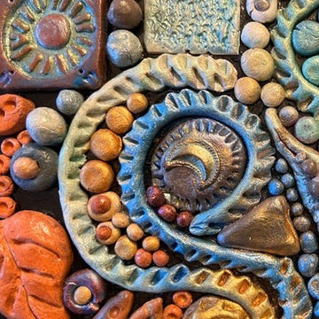 Air-Dry Clay TIles for Mosaics with Carol Shelkin - Sept. 8-9, 2024