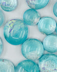 Dichroic Frit Balls - Transparent Turquoise