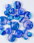 Fancy Frit Balls - Aqua, Cobalt Blue and Pink