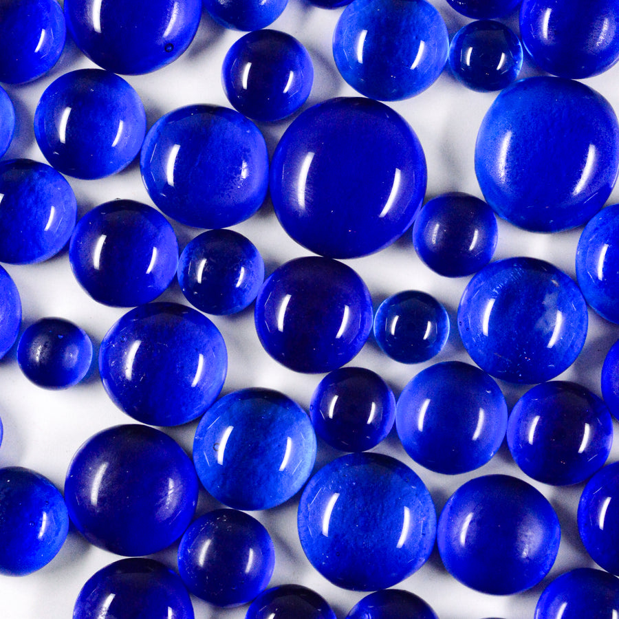 Frit Balls - Transparent Dark Blue