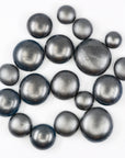 Frit Balls - Steel Blue - Silver finish