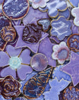 Purple Grab Bag - Handmade Ceramic tiles