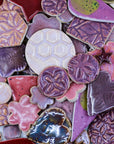 Pink Grab Bag - Handmade Ceramic tiles