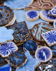 Blue Grab Bag - Handmade Ceramic tiles