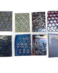 Metallics - Handmade Ceramic Tile Scraps