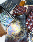 Metallics - Handmade Ceramic Tile Scraps