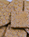 Wheat Yellow Honeycombs - 2x3in Handmade Ceramic Tiles