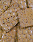 Wheat Yellow Honeycombs - 2x3in Handmade Ceramic Tiles