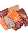 Orange - Handmade Ceramic Tile Scraps