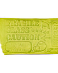 Fragile Glass Caution - Handmade Ceramic tiles