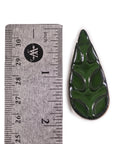 Dark Green 48mm Tear Drops - Handmade Ceramic tiles