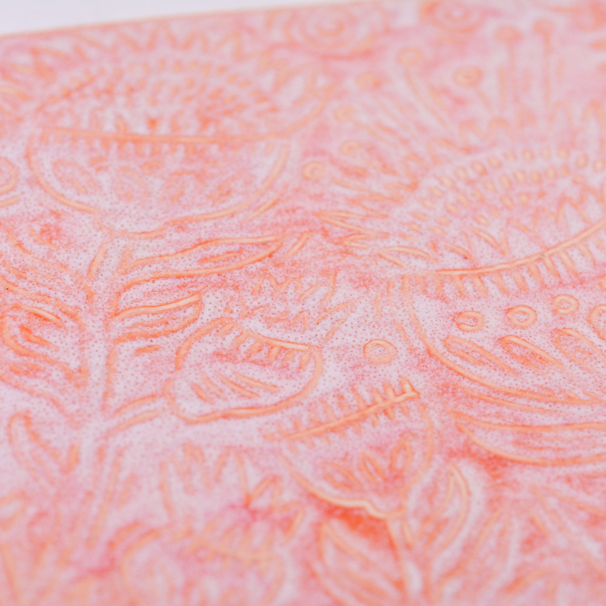 Coral Thistles - Handmade Ceramic tiles