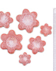 Pink Flowers - Handmade Ceramic tiles