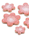 Pink Flowers - Handmade Ceramic tiles