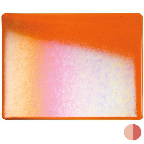 Light Orange Transparent, Iridescent, rainbow