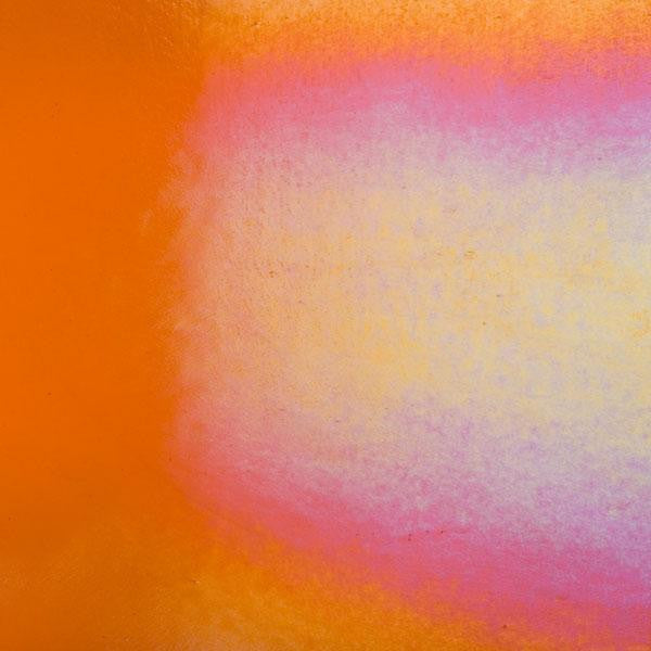 Light Orange Transparent, Iridescent, rainbow