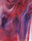 Cranberry Pink Transparent, Gold Purple Transparent, White Opalescent 3+ Color Mix, Soft Ripple Texture