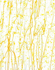 Canary and Sunflower Yellow Frit, Sunflower Yellow Streamers Clear Base Collage