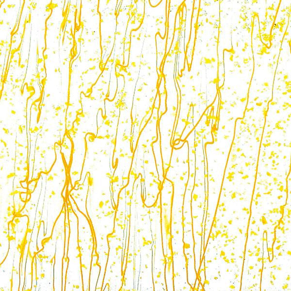 Canary and Sunflower Yellow Frit, Sunflower Yellow Streamers Clear Base Collage