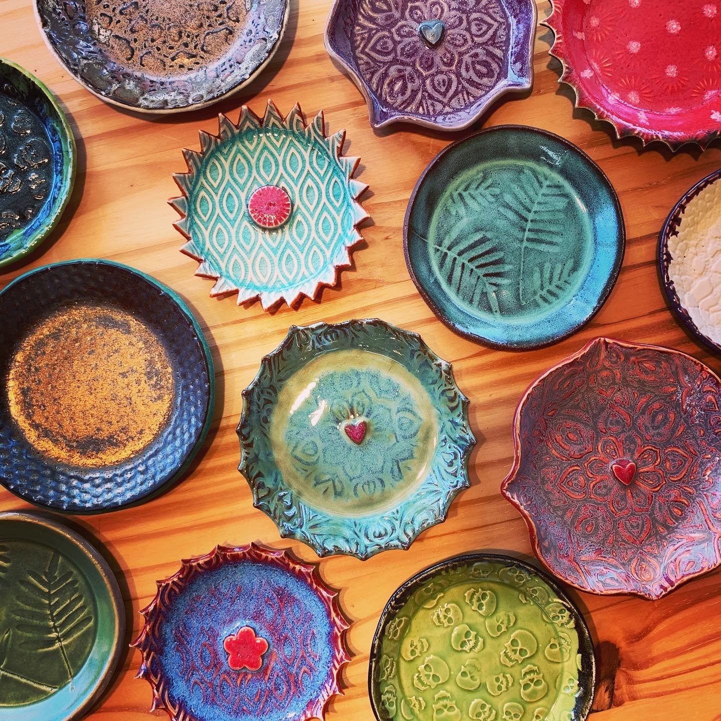 Lacy Copper Trinket Dish