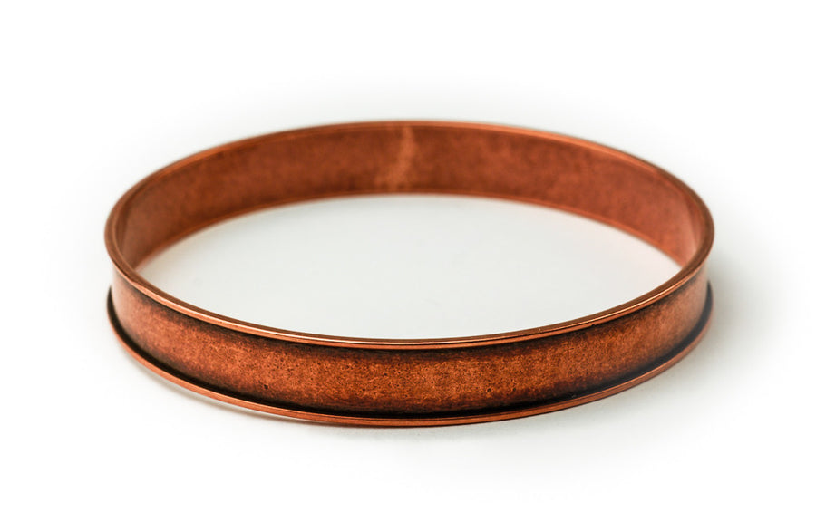 Bangle Bracelet Channel - Antique Copper