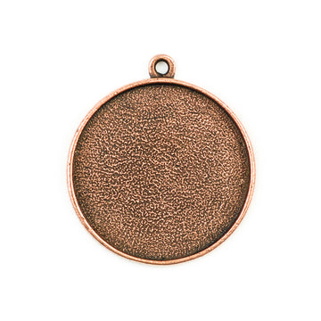 Pendant Circle - Antique Copper