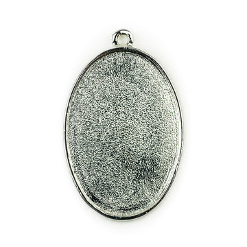 Pendant Oval  - Sterling Silver
