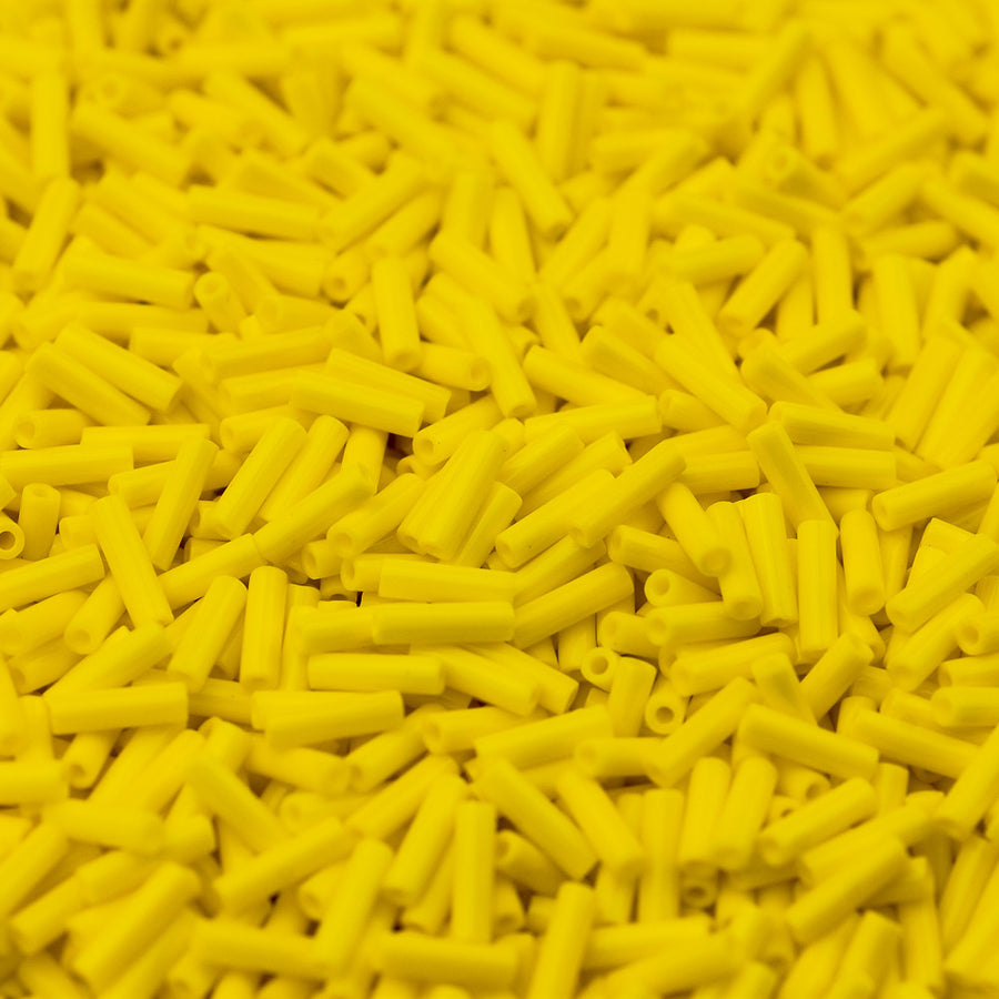 Opaque Yellow Miyuki Bugle Bead