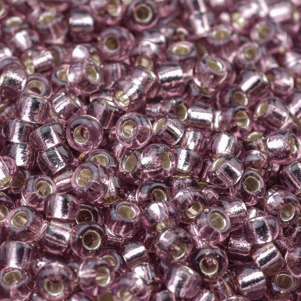 Dk Smoky Amethyst Silver-lined Miyuki Seed Bead