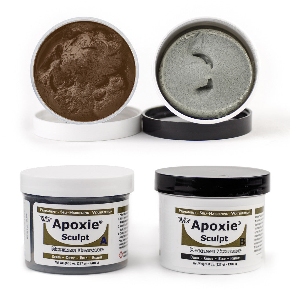Adhesive, Apoxie® Sculpt, epoxy and polymer resin, bronze. Sold