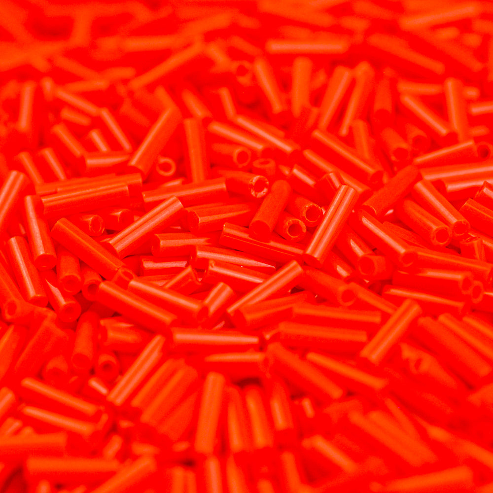 Opaque Orange Miyuki Bugle Bead