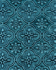 Van Gogh Turquoise Floral Sparkle