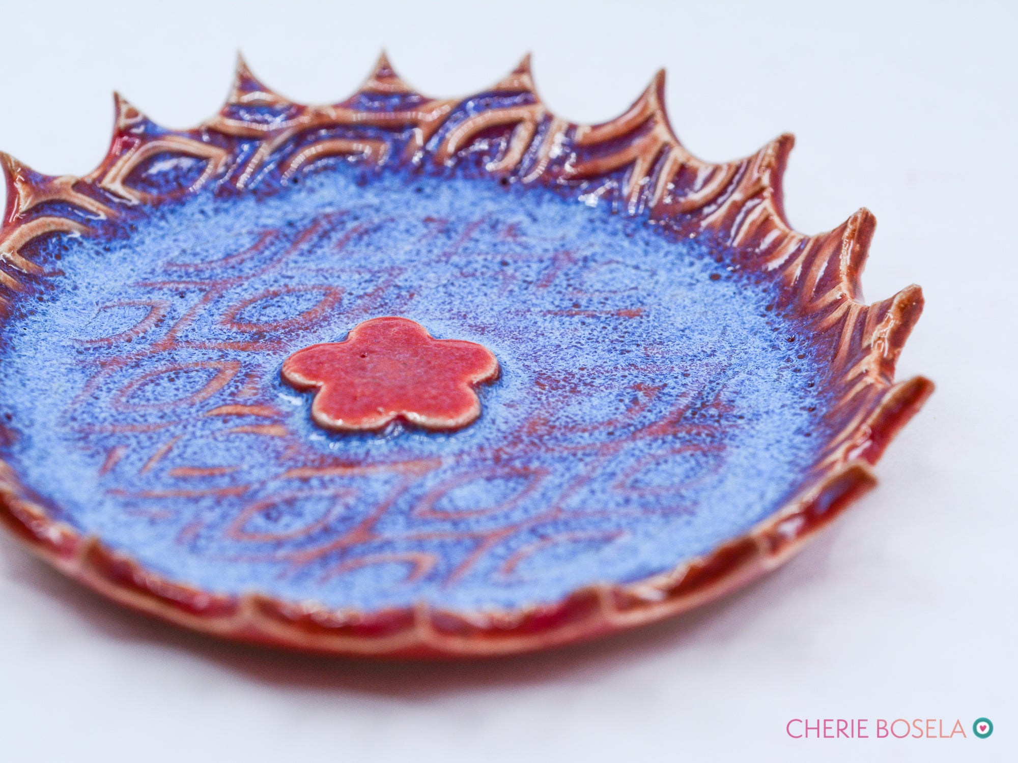 Floral Trinket Dish