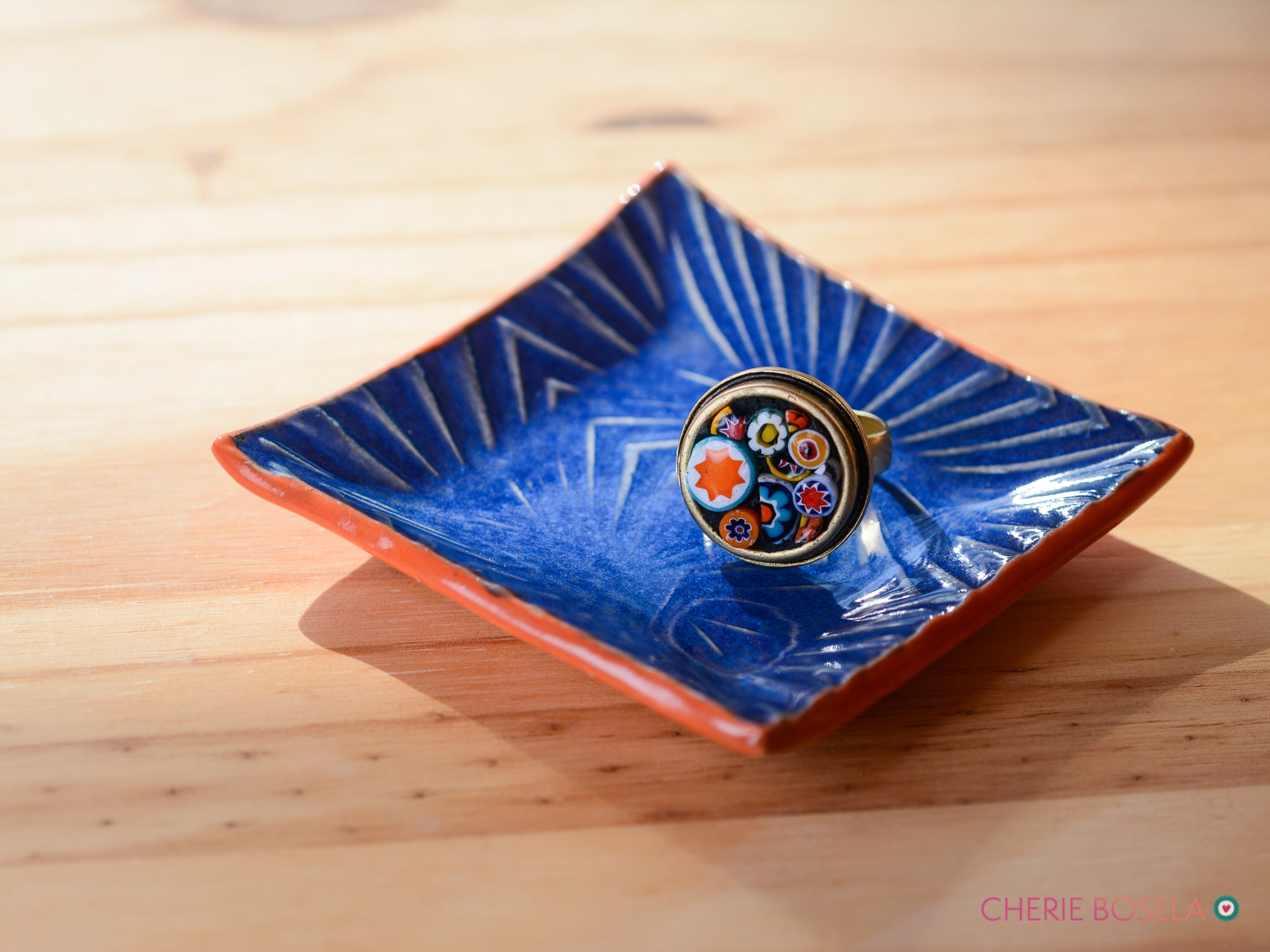 Geometric Burst Trinket Dish