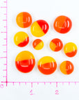 Fancy Frit Balls - Red, Orange and Yellow