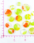 Fancy Frit Balls - Lime Green, Orange and Yellow